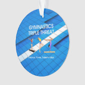 TOP Gymnastics Triple Ornament (voorkant)