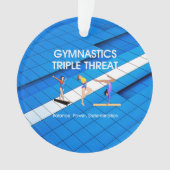 TOP Gymnastics Triple Ornament (voorkant)