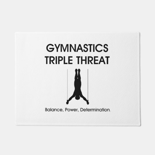 TOP Gymnastics Triple Threat Deurmat (Voorkant)