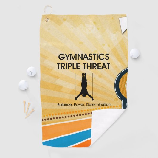 TOP Gymnastics Triple Threat Golfhanddoek (Insitu)