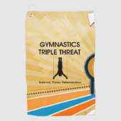 TOP Gymnastics Triple Threat Golfhanddoek (Voorkant)
