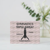 TOP Gymnastics Triple Threat (Mannen) Briefkaart (Staand voorkant)