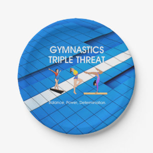 TOP Gymnastics Triple Threat Papieren Bordje