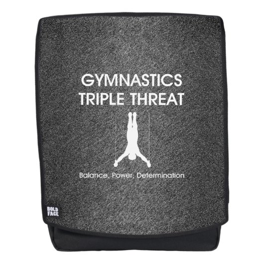TOP Gymnastics Triple Threat Rugtassen (Voorkant)