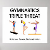 TOP Gymnastics Triple Threat (W) Poster (Voorkant)