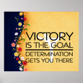 TOP Gymnastics Victory Slogan Poster (Voorkant)