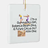 TOP-gymnastiek in één Keramisch Ornament (Rechts)