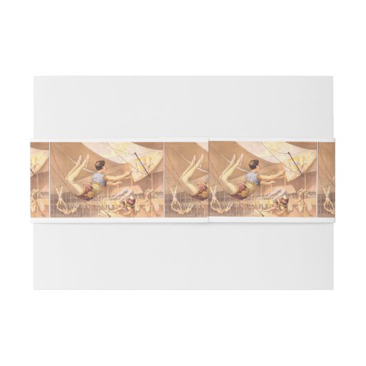 TOP-gymnastiek in één Uitnodigingen Wikkel (Achterkant Voorbeeld)