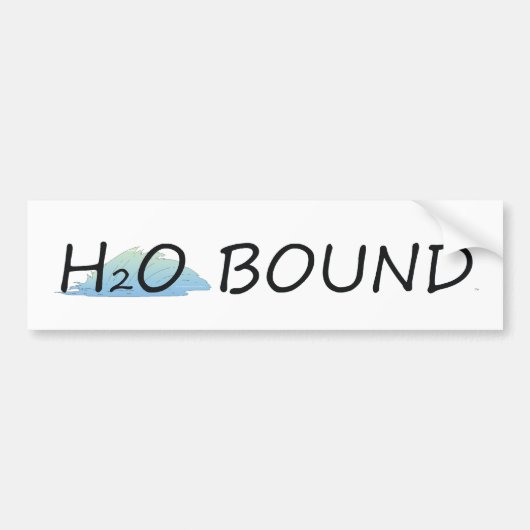 TOP H2O Bond Bumpersticker (Voorkant)