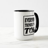 Top Hanukkah Dreidel Joke Gift Mok (Voorkant rechts)