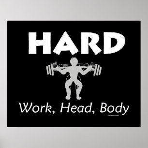 TOP Harde werkkop Poster