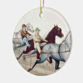 TOP Harness Racing Keramisch Ornament (Links)