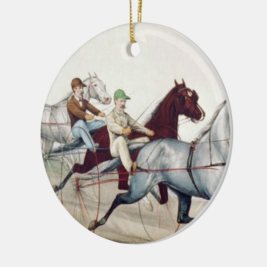 TOP Harness Racing Keramisch Ornament (Links)