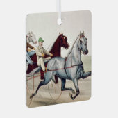 TOP Harness Racing Metal Ornament (Voorkant Rechts)