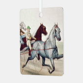 TOP Harness Racing Metal Ornament (Voorkant links)