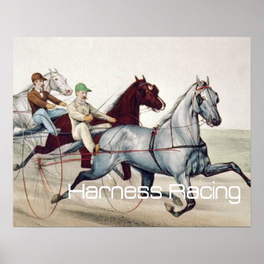 TOP Harness Racing Poster (Voorkant)