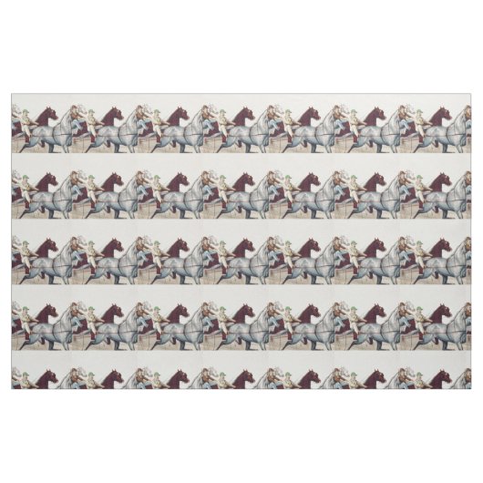 TOP Harness Racing Stof (Fat Quarter)