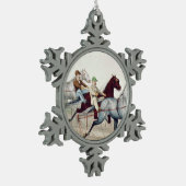 TOP Harness Racing Tin Sneeuwvlok Ornament (Links)
