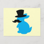 Top Hat Bunny Rabbit Briefkaart (Voorkant)