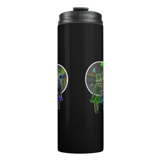 Top hat design Mug Thermosbeker (Voorkant)