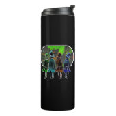 Top hat design Mug Thermosbeker (Gedraaid links)