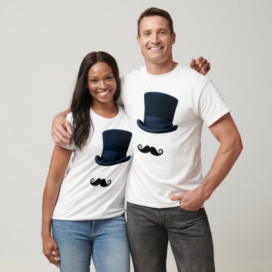 Top Hat en Mustache (Unisex)