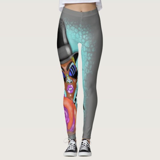 TOP HAT-Leggings Leggings (Voorkant)