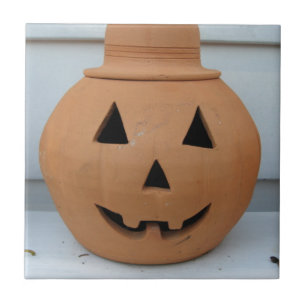 Top Hat Pumpkin Tegeltje