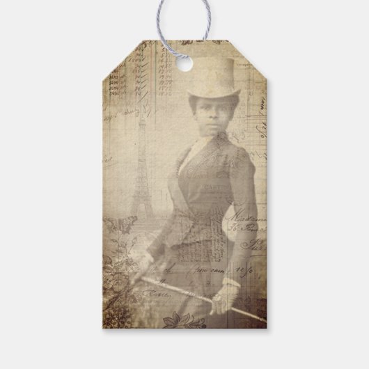 Top Hat Riders Journaling Label Cadeaulabel (Voorkant)