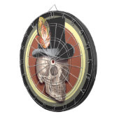 Top Hat Skull Dartboard Dartbord (Voorkant Rechts)