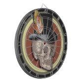 Top Hat Skull Dartboard Dartbord (Voorkant Links)