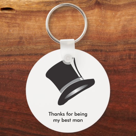 Top Hat Sleutelhanger (Voorkant)