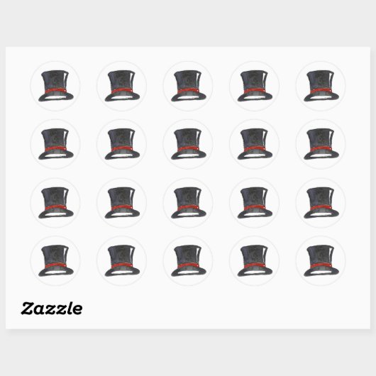 Top Hat Sticker (Vel)