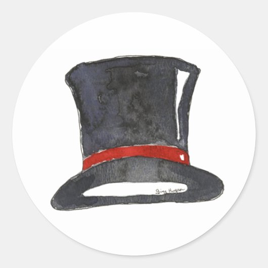 Top Hat Sticker (Voorkant)