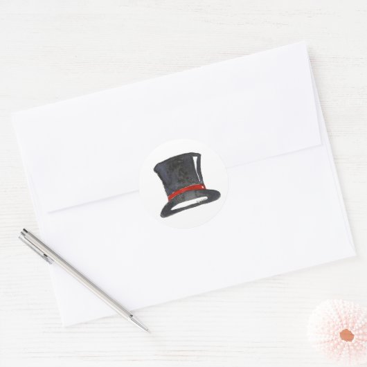 Top Hat Sticker (Envelop)