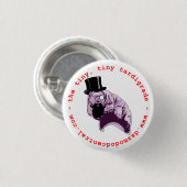 Top Hat Tardigrade Button (Voorkant /achterkant)