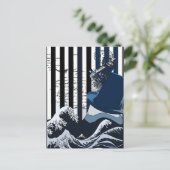 Top Hat Train Briefkaart (Staand voorkant)