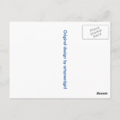 Top Hat Train Briefkaart (Achterkant)