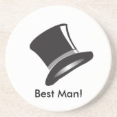 Top Hat Zandsteen Onderzetter (Voorkant)