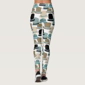 Top Hats Galore Pattern Leggings (Achterkant)