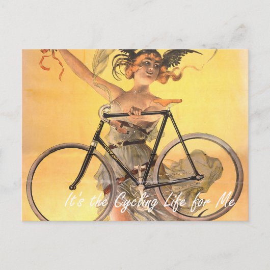 TOP Het is het fietsleven voor mij Briefkaart (Voorkant)