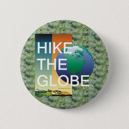 TOP Het Wereldbol slepen Ronde Button 5,7 Cm (Voorkant)