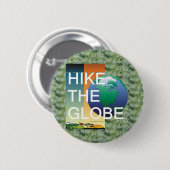 TOP Het Wereldbol slepen Ronde Button 5,7 Cm (Voorkant /achterkant)