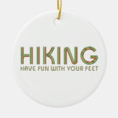 TOP Hiking Fun Keramisch Ornament (Voorkant)
