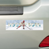 TOP Hockey Geboren Bumpersticker (Op auto)
