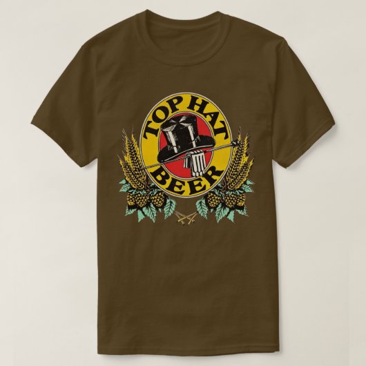 Top Hoed Bier Retro Deunct Breweriana (Design voorkant)
