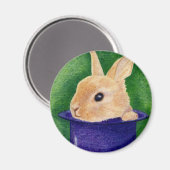 Top Hoed Bunny Magneet (Voorkant / Achterkant)