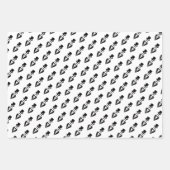 Top Hoed Tuxedo Snuor Trouwen Inpakpapier Vel (Voorkant 3)