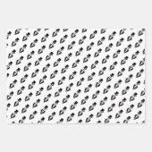 Top Hoed Tuxedo Snuor Trouwen Inpakpapier Vel (Voorkant)