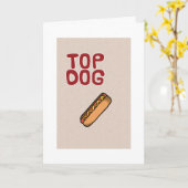 TOP HOND ELKE DAG - NIET ALLEEN UW VERJAARDAG KAART (Gele Bloem)